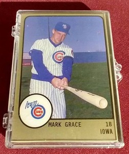 1988 Iowa Minor League (Cubs Affiliate) Team Set - Mark Grace