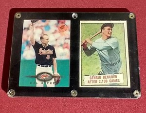 Ripken & Gehrig Cards in Frame - 1961 Gehrig