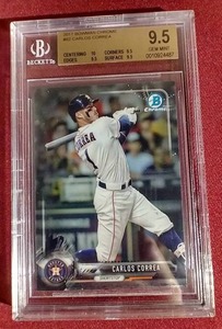 2017 Bowman Chrome Carlos Correa - BGS 9.5 Gold Label