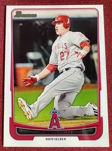 2012 Bowman Mike Trout - 2nd Year Card