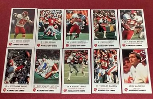 1984 Kansas City Chiefs Police Set