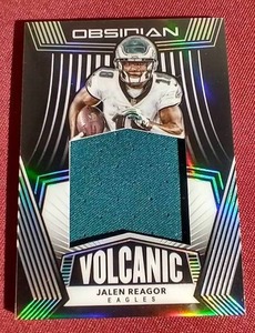 2020 Obsidian Jersey Patch Jalen Reagor Card - #d100