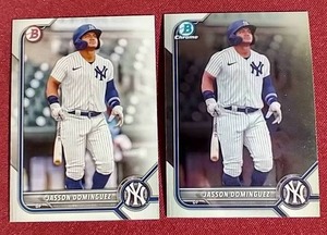 (2) 2022 Jasson Dominguez Prospects Cards