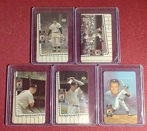 (5) Upper Deck Mickey Mantle Phone Cards