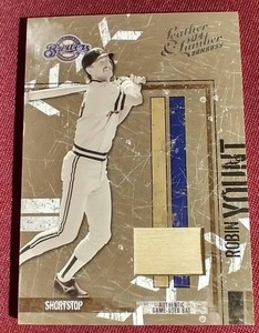 Donruss Robin Yount Game-Used Bat Card - #d100