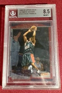 1999-00 Upper Deck Steve Francis Rookie Card - BGS 8.5