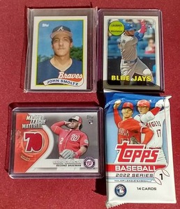 Small Baseball Card Lot - Unopened Pack, Etc