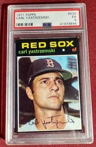 1971 Carl Yastrzemski Card - PSA 5