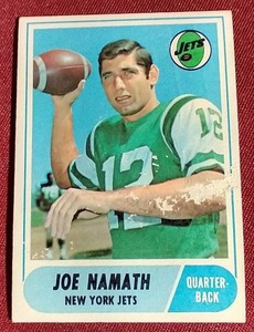 1968 Joe Namath Card