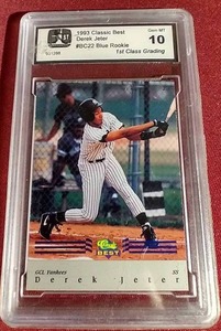 Slabbed 1993 Classic Best Derek Jeter Rookie Card