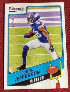 2021 Panini Classics Justin Jefferson Card - #d50