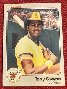 1983 Fleer Tony Gwynn Rookie Card
