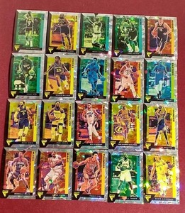 (20) 2020-21 Flux Cracked Ice Basketball Cards