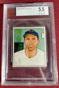1950 Bowman Danny Litwhiler Card - BVG 5.5