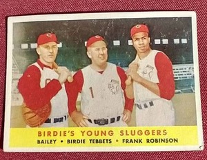 1958 Topps Young Sluggers Card - Frank Robinson 2nd Year