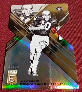 Donruss Elite Die-Cut Fran Tarkenton - #d10