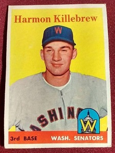 1958 Topps Harmon Killebrew Card