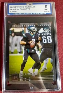 2020 Panini Chronicles Jalen Hurts Rookie Card - ISA 9