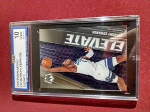 2020 Mosaic Elevate Anthony Edwards Rookie Card - ISA 10