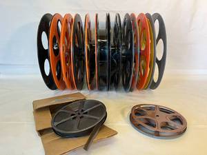 lot 27 image: box of assorted reels