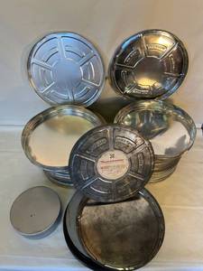 lot 28 image: box of 19 film cases