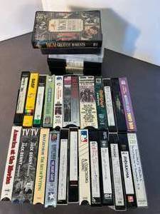 lot 50 image: 27 assorted mainly home-made VHS tapes