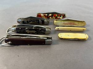 lot 73 image: 7 assorted pocket knives