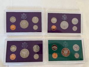 lot 85 image: U.S. Mint Proof Sets - lot of 4  1988199219931994 in beautiful conditionboxed