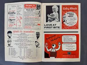 lot 103 image: take me out to the ball game  1963 San Francisco Giants Official Program and Scorecard