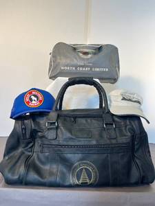 lot 109 image: allll aboard  2 train bags  2 train caps