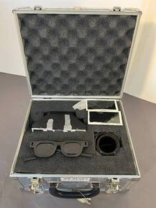 lot 114 image: vintage motion picture 3D projection lens in sturdy padded protective case