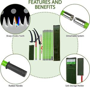 lot 2 image: Shaledig Pole Saws for Tree Trimming