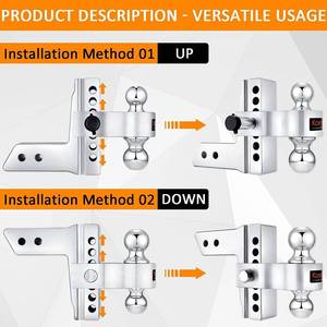 lot 6 image: Koerdo Adjustable Trailer Hitch