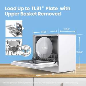 lot 9 image: Comfee Portable Countertop Dishwasher