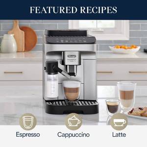 lot 12 image: DeLonghi Magnifica Evo with LatteCrema System Coffee and Espresso Machine