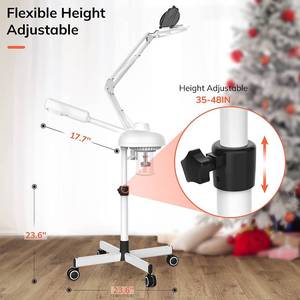 lot 19 image: Tasalon Professional Facial Steamer with Magnifying Lamp