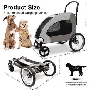 lot 24 image: Huntea Dog Stroller