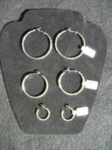 Assortment of Earrings Lot of 3 Sets