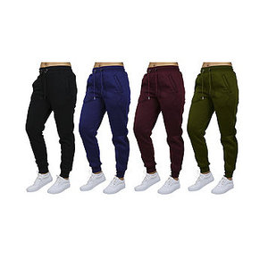 New Missing Maroon Pair Galaxy by Harvic Womens 4-Pack Fleece Jogger Pants Size XL