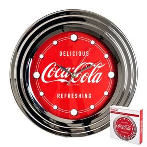Looks New Hastings Home Coca-Cola Clock (clock mechanism doesnt work)