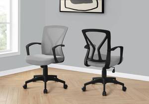 Brand New Monarch Specialties Inc. Mesh Office Desk Chair with Black Base