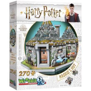 Open BoxWrebbit Harry Potter Hagrids Hut 270-Pc. 3D Puzzle
