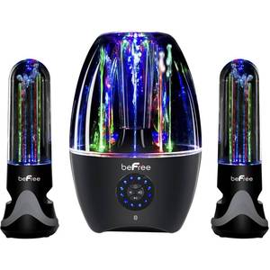 Brand New beFree Sound Dancing Water 60-Watt 2.1 Channel Bluetooth Speaker System