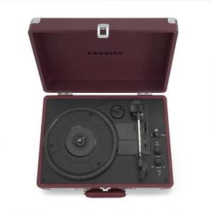 Brand New Crosley Cruiser Plus Bluetooth 3-Speed Portable Turntable  Burgundy