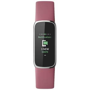 Fitbit Luxe Fitness and Wellness Tracker  Platinum-Color CaseOrchid Band