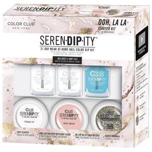 Brand New Color Club Ooh La La Serendipity Dip Powder Starter Kit