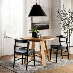 lot 3 image: Brand New 2pk Kaysville Curved Back Wood Dining Chair - Threshold designed with Studio McGee