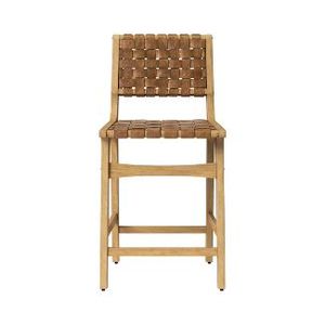lot 24 image: Brand New Ceylon Woven Counter Height Barstool - Opalhouse