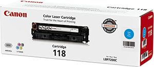 lot 40 image: Brand New Canon Original 118 Toner Cartridge - Cyan