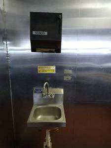Towel Dispenser & Small Sink